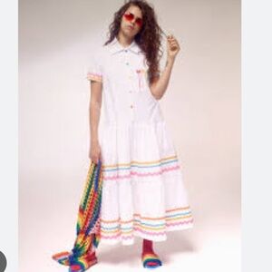 Mira Mikati Wonder Wave Ribbon Dress EUR 38/US 6